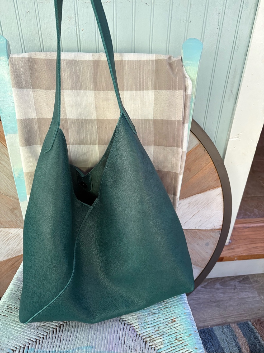 Portland Leather Seaglass Naomi, OS Oversized - Picture 4 of 7
